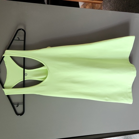 lululemon athletica Tops - Lululemon Athletica Electric Lemon Racerback Tank Top